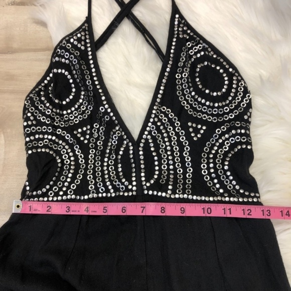 Nasty Gal Total Stud Black Jumpsuit - Picture 6 of 7